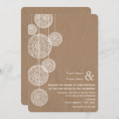 Cardboard geïnspireerde wijn Wereldbollen Weddensc Kaart (Voorkant / Achterkant)