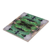 Cardboard Palm Pattern Tegeltje (Zijkant)