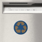 Cardboard Recyclen Symbool Magnet (Insitu (Vaatwasser))