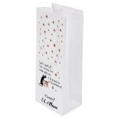 CardboardDeaux voor Box Wine Quote Wijn Cadeautas (Voorkant Gekanteld)