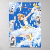 Cardcaptor Sakura in blauw Poster (Voorkant)
