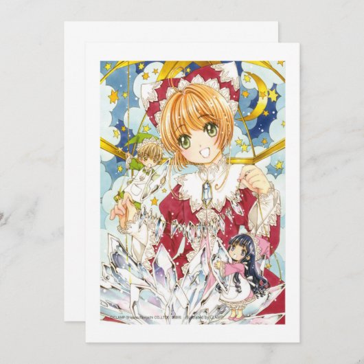 Cardcaptor Sakura Sakura Kinomoto, Tomoyo en Syao Kaart (Voorkant / Achterkant)