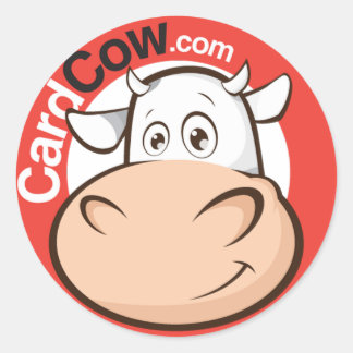 CardCow  Briefkaarten Sticker