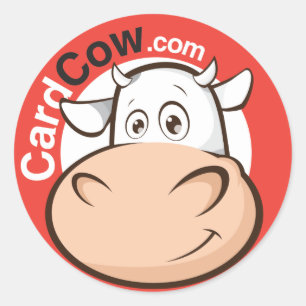 CardCow Logo Ronde Sticker