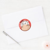CardCow Logo Ronde Sticker (Envelop)