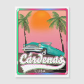 Cárdenas Cuba vintage reisposter (Voorkant)