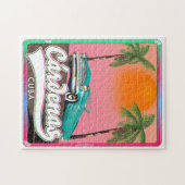 Cárdenas Cuba vintage reisposter Legpuzzel (Horizontaal)