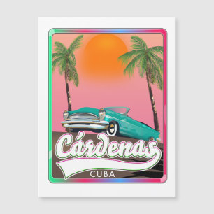 Cárdenas Cuba vintage reizen poster