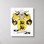 Cardenas Family Crest Canvas Afdruk (Voorkant)