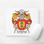 Cardenas Family Crest Muismat (Met muis)