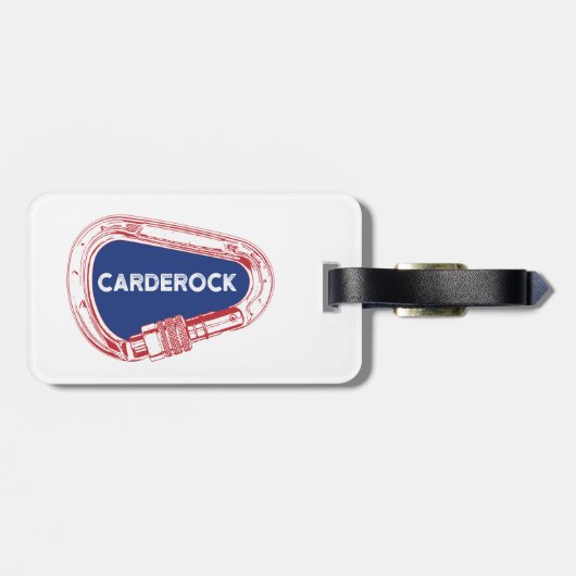 Carderock cliché Carabiner Bagagelabel (Achterkant horizontaal)