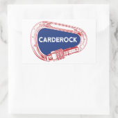 Carderock cliché Carabiner Rechthoekige Sticker (Tas)