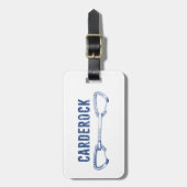 Carderock Rock-limmer Bagagelabel (Voorkant verticaal)