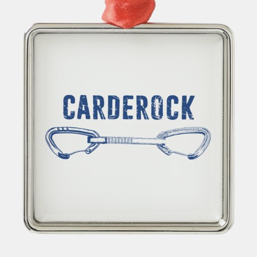 Carderock Rock-limmer Metalen Ornament (Voorkant)