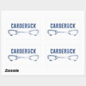 Carderock Rock-limmer Rechthoekige Sticker (Vel)