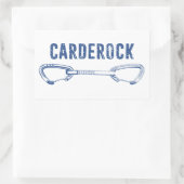 Carderock Rock-limmer Rechthoekige Sticker (Tas)