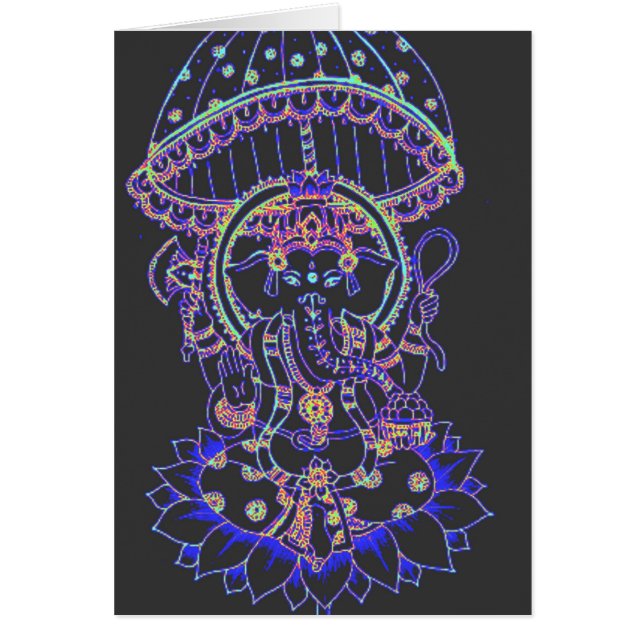 CardGanesha Olifantgodin (Voorkant)