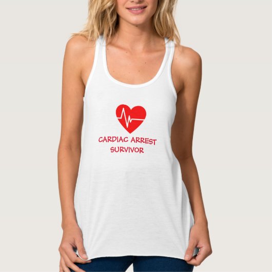 Cardiac Arrest Survivor Tanktop (Voorkant)