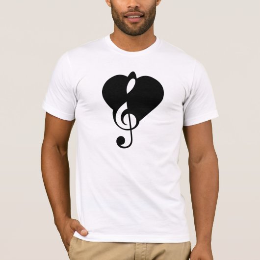 CARDIAC - ClefHeart T-shirt (Voorkant)