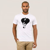 CARDIAC - ClefHeart T-shirt (Voorkant volledig)