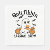 Cardiac Crew Funny Boo-Ghost Pumpkin Servet (Voorkant)