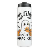 Cardiac Crew Funny Boo-Ghost Pumpkin Thermosbeker (Voorkant)