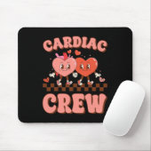 Cardiac Crew Hartverpleegster Echo Tech Valentijns Muismat (Met muis)
