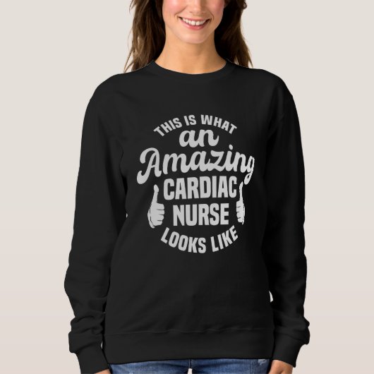 Cardiac Nurse RN Cardiovascular Cardiology Practit Trui (Voorkant)