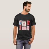 Cardiac Nurse Scalloped Stamp Heart Anatomy Coquet T-shirt (Voorkant volledig)