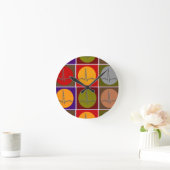 Cardiac QRS Pop Art Ronde Klok (Huis)