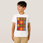 Cardiac QRS Pop Art T-shirt (Voorkant volledig)
