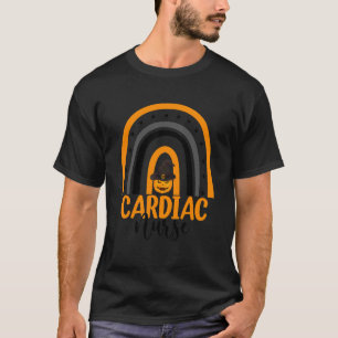 Cardiac Verpleegster Verpleging Regenboog Pompoen T-shirt