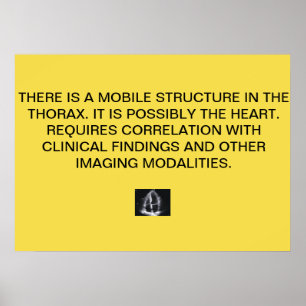 Cardiale Echo Report Poster