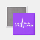 Cardiale Echo Tech Gifts Magneet (Voorkant / Achterkant)