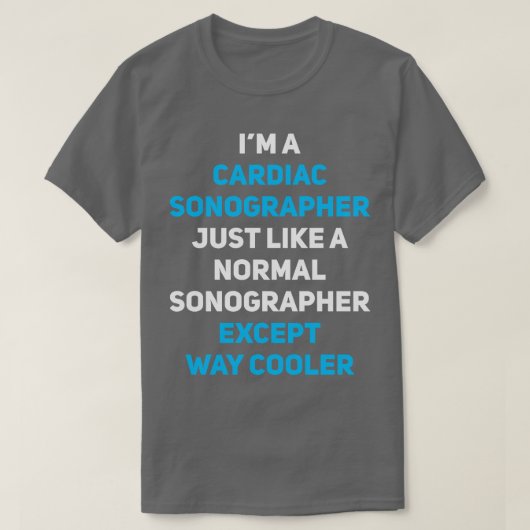 Cardiale echograaf 2 t-shirt (Design voorkant)