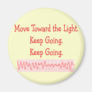 Cardiale/ER ZenuwFunny V-Fib Rhythm Strip Magneet