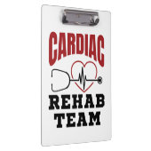 Cardiale rehab team cardioloog verpleegster klembord (Rechts)