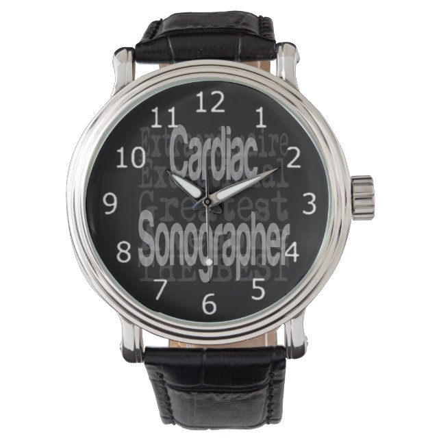 Cardiale Sonografe Extraordinaire Horloge (Voorkant)