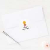 Cardiale Verpleegster Chick Stickers (Envelop)