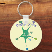 Cardiale verrijkt harten QRS patroon Sleutelhanger (Voorkant)