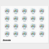Cardiale Zorgverzekering Ronde Sticker (Vel)