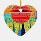 Cardiale zure Magische Bossen Keramisch Ornament (Voorkant)