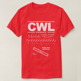 Cardiff Airport CWL T-shirt