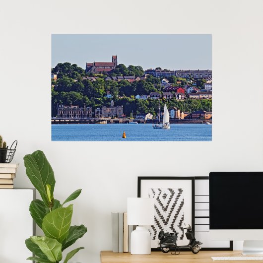 Cardiff Bay, Cardiff, Wales. Poster (Thuiskantoor)