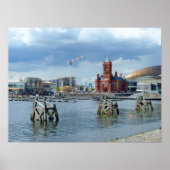 Cardiff Bay, Cardiff, Wales Poster (Voorkant)