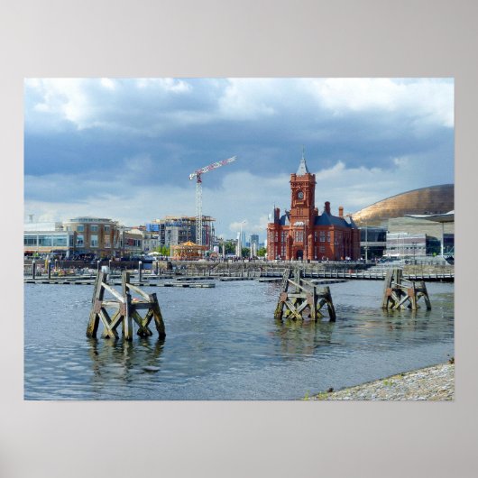Cardiff Bay, Cardiff, Wales Poster (Voorkant)