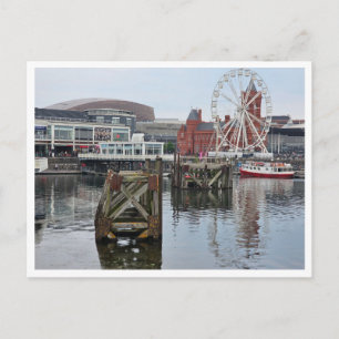 Cardiff Bay panorama ansichtkaart Briefkaart