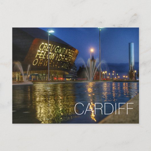 Cardiff Briefkaart (Voorkant)