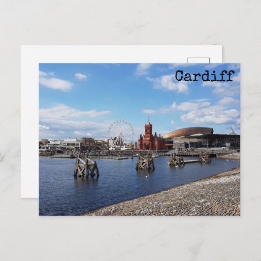Cardiff Briefkaart (Voorkant / Achterkant)