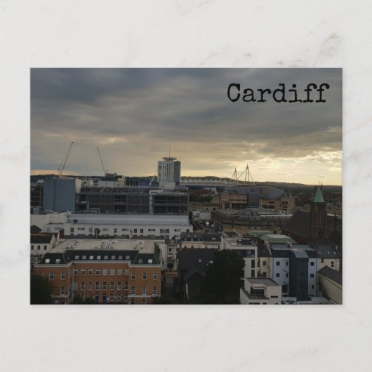 Cardiff Briefkaart (Voorkant)